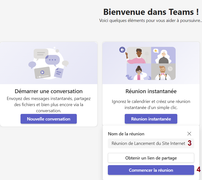 Lancer-reunion-instantanee-teams-MTR-Microsoft Teams